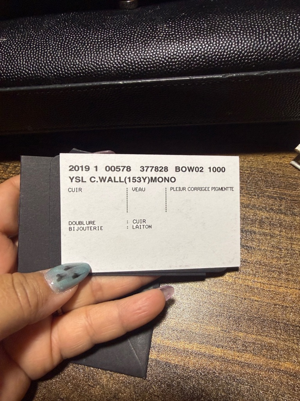 Saint Laurent Black Leather Chain Crossbody Bag - Picture 11 of 15